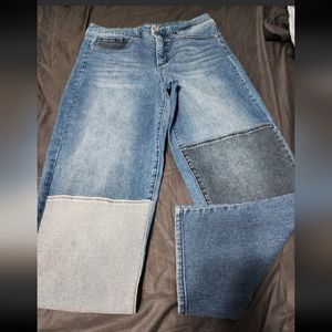 Style & Co. Women's Natural Straight Leg Denim Stretch Jeans, Size 8